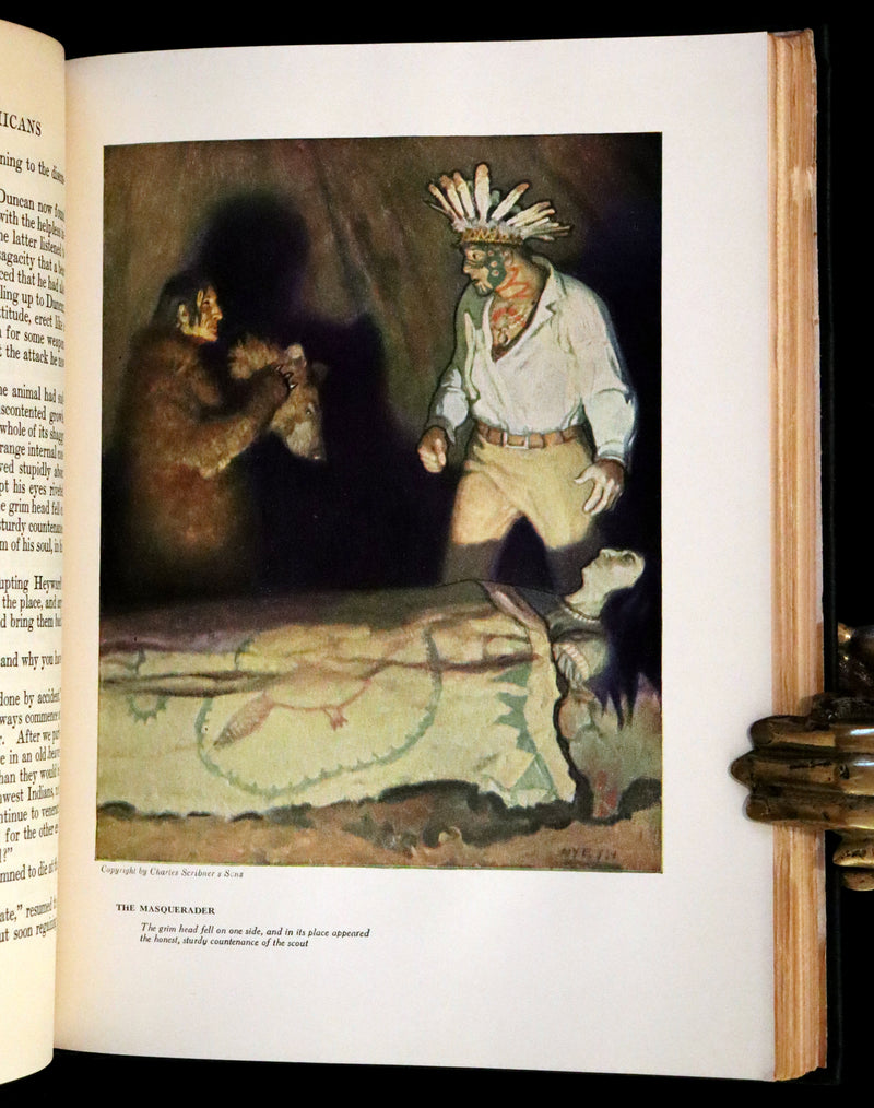 1939 Rare Book - The Last of the Mohicans illustrated by N. C. Wyeth.