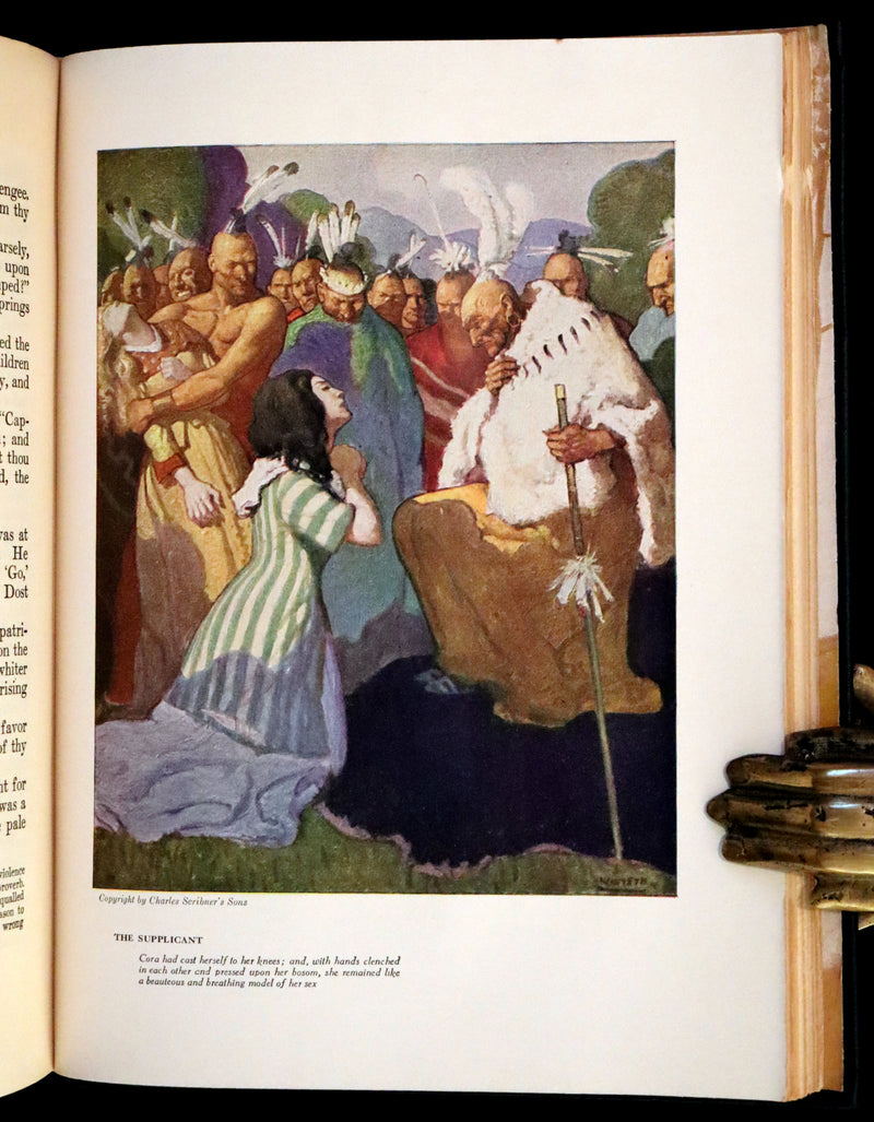 1939 Rare Book - The Last of the Mohicans illustrated by N. C. Wyeth.
