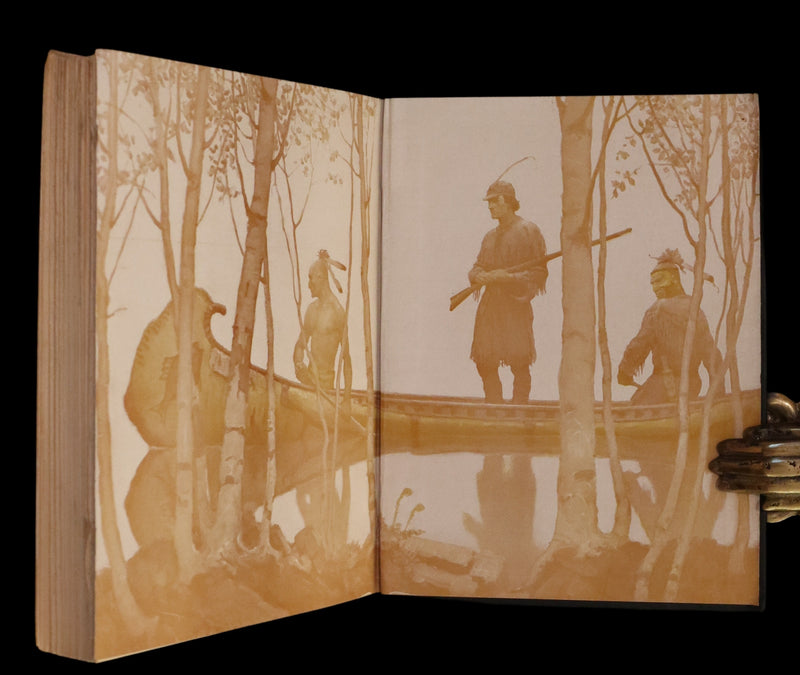 1939 Rare Book - The Last of the Mohicans illustrated by N. C. Wyeth.