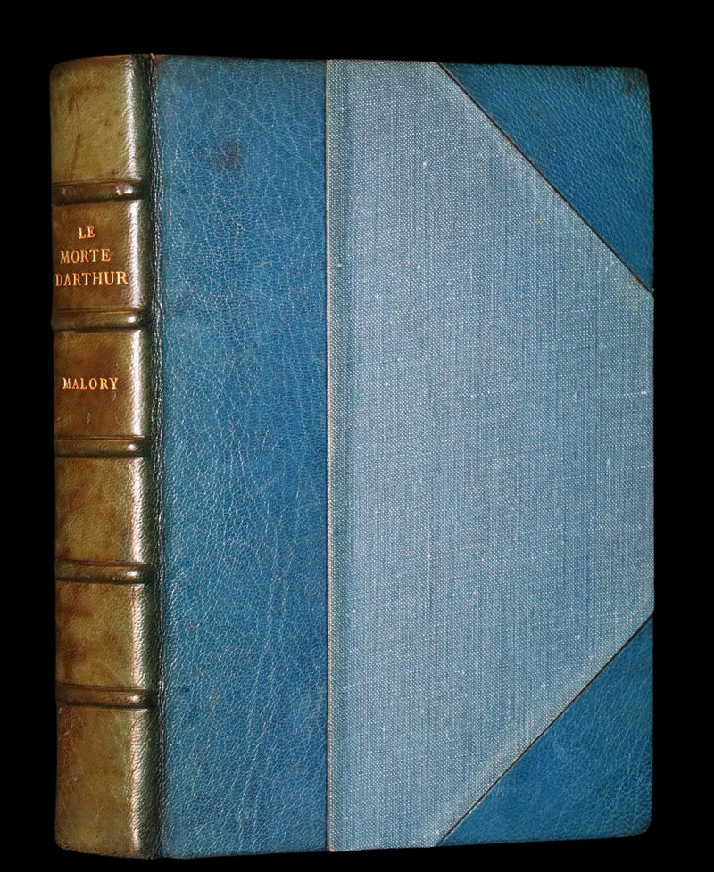 1901 Rare Book bound by Hatchards - Le Morte Darthur, King Arthur and of His Noble Knights of the Round Table.