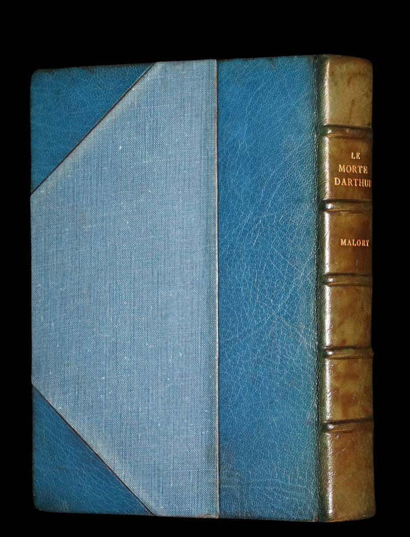 1901 Rare Book bound by Hatchards - Le Morte Darthur, King Arthur and of His Noble Knights of the Round Table.
