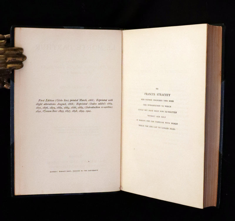 1901 Rare Book bound by Hatchards - Le Morte Darthur, King Arthur and of His Noble Knights of the Round Table.