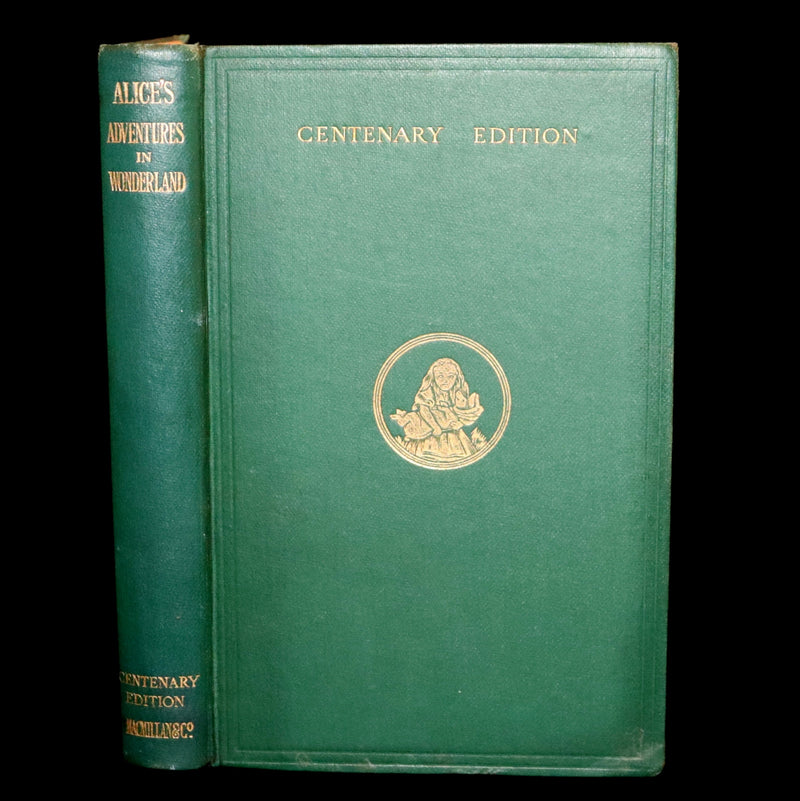 1932 Rare Centenary Edition - Alice's Adventures in Wonderland by Lewis Carroll.