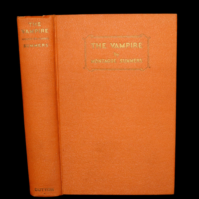 1929 Rare First Edition - THE VAMPIRE, His Kith and Kin by Rev. Montague Summers.