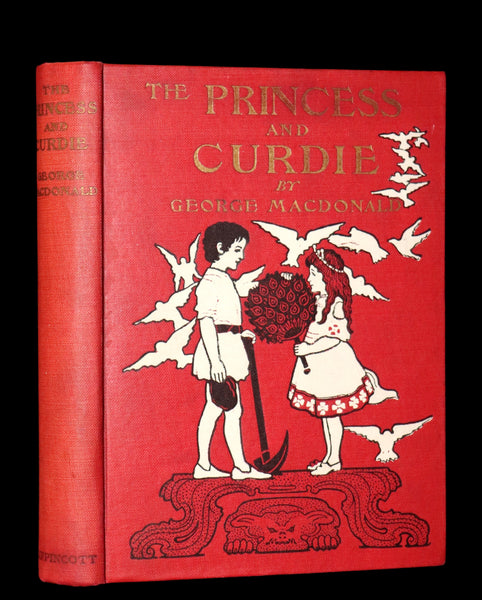 1908 Rare Book - The Princess and Curdie by George Macdonald illustrated by Maria L. Kirk.