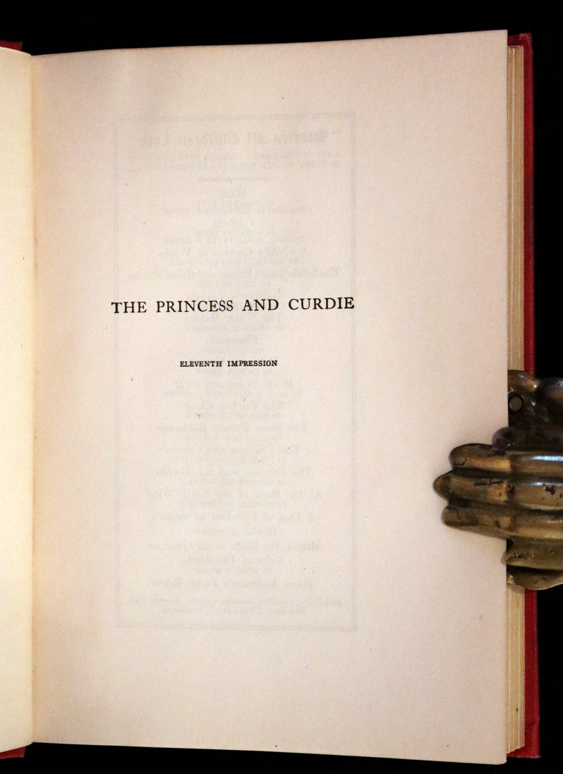 1908 Rare Book - The Princess and Curdie by George Macdonald illustrated by Maria L. Kirk.