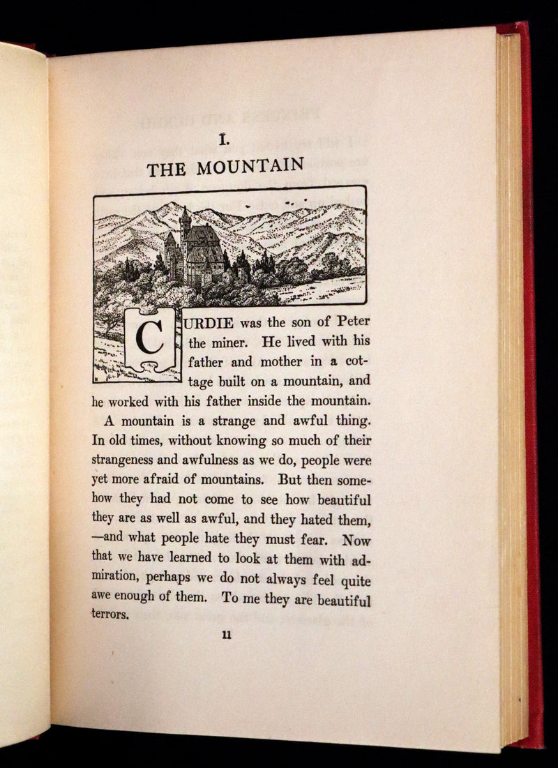 1908 Rare Book - The Princess and Curdie by George Macdonald illustrated by Maria L. Kirk.