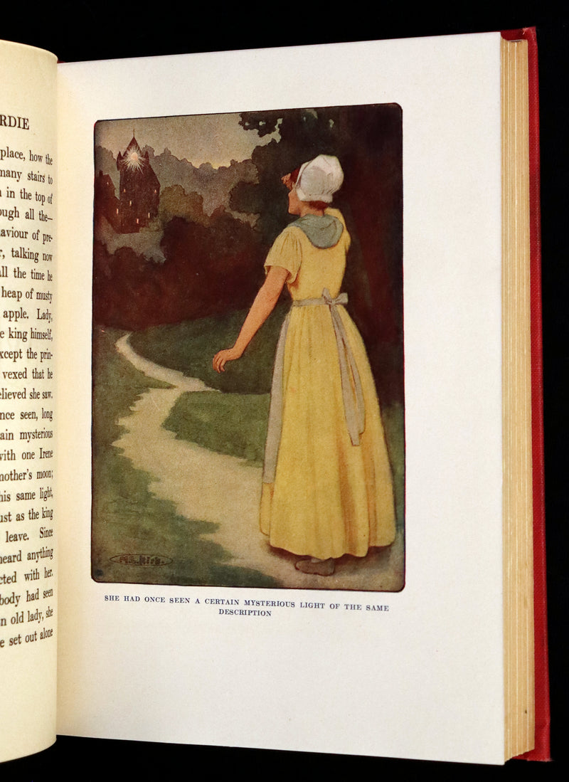 1908 Rare Book - The Princess and Curdie by George Macdonald illustrated by Maria L. Kirk.