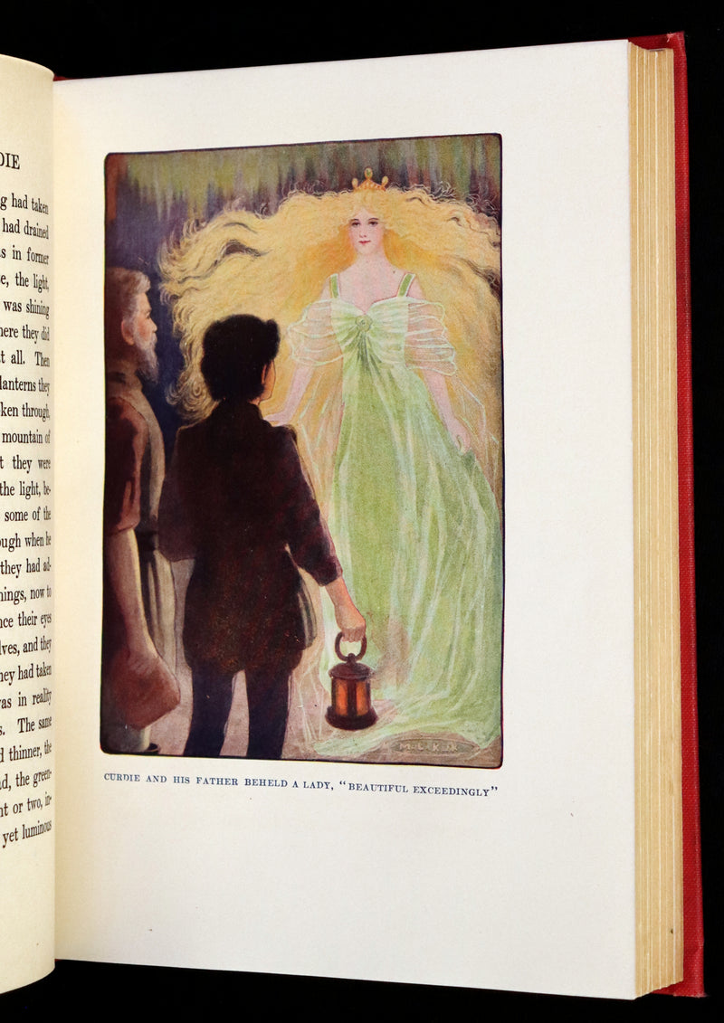1908 Rare Book - The Princess and Curdie by George Macdonald illustrated by Maria L. Kirk.
