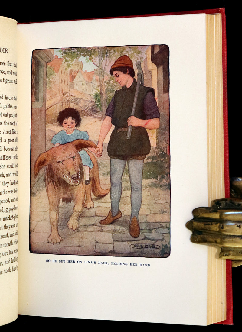 1908 Rare Book - The Princess and Curdie by George Macdonald illustrated by Maria L. Kirk.