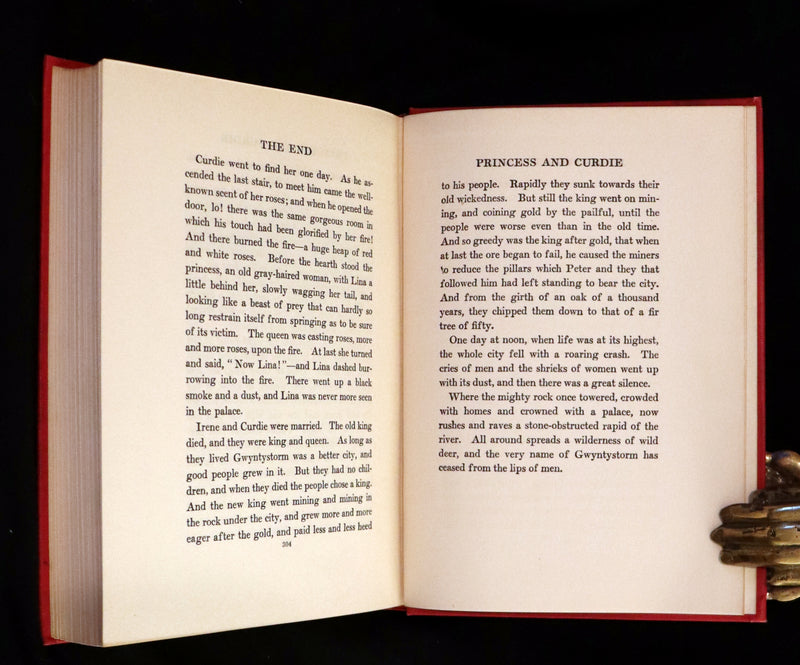 1908 Rare Book - The Princess and Curdie by George Macdonald illustrated by Maria L. Kirk.