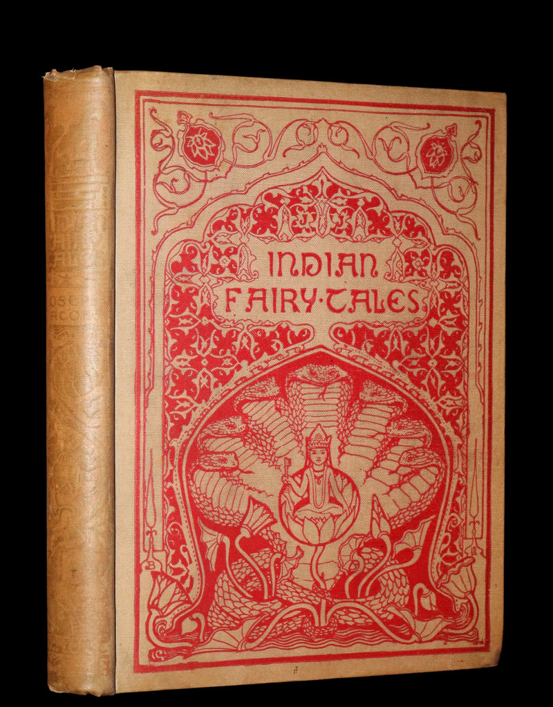 1892 Rare First Edition - INDIAN Fairy Tales by Joseph Jacobs illustrated by John D. Batten.
