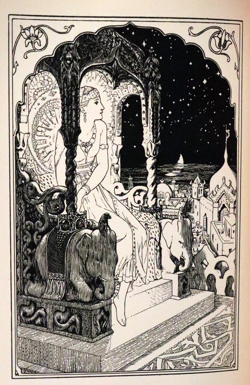 1892 Rare First Edition - INDIAN Fairy Tales by Joseph Jacobs illustrated by John D. Batten.