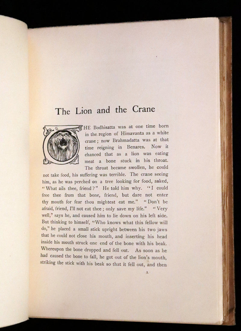 1892 Rare First Edition - INDIAN Fairy Tales by Joseph Jacobs illustrated by John D. Batten.