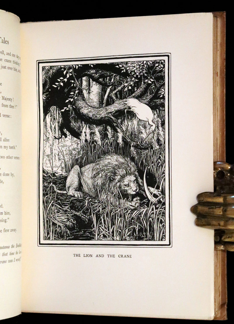 1892 Rare First Edition - INDIAN Fairy Tales by Joseph Jacobs illustrated by John D. Batten.