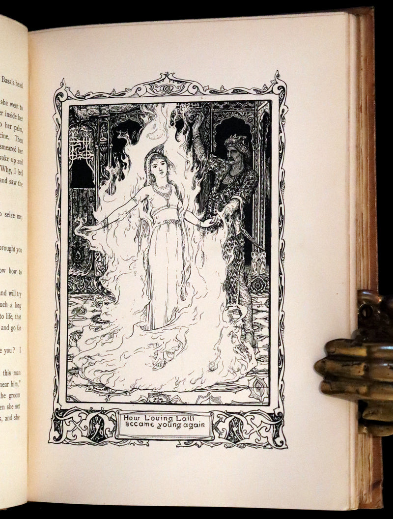 1892 Rare First Edition - INDIAN Fairy Tales by Joseph Jacobs illustrated by John D. Batten.