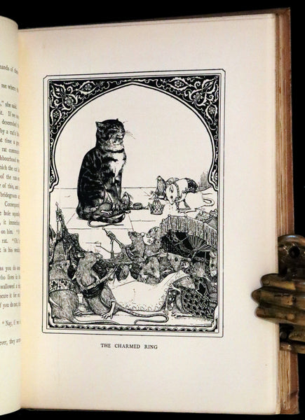 1892 Rare First Edition - INDIAN Fairy Tales by Joseph Jacobs illustrated by John D. Batten.
