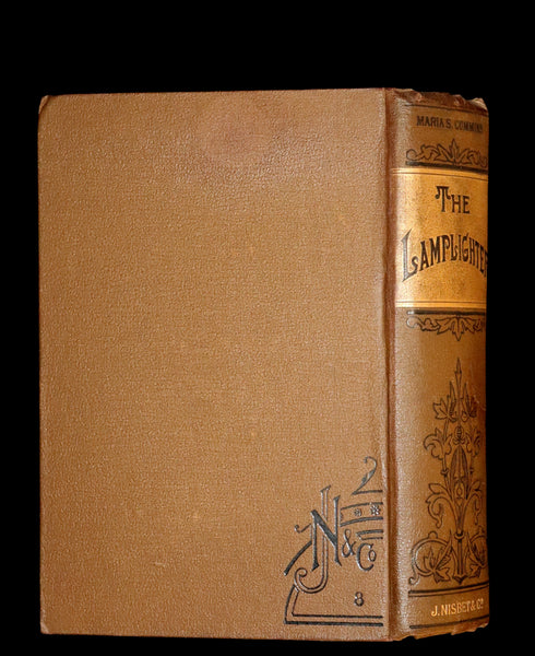 1860 Rare Victorian Book - The LAMPLIGHTER by Maria Susanna Cummins. Illustrated.
