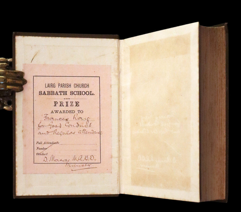 1860 Rare Victorian Book - The LAMPLIGHTER by Maria Susanna Cummins. Illustrated.