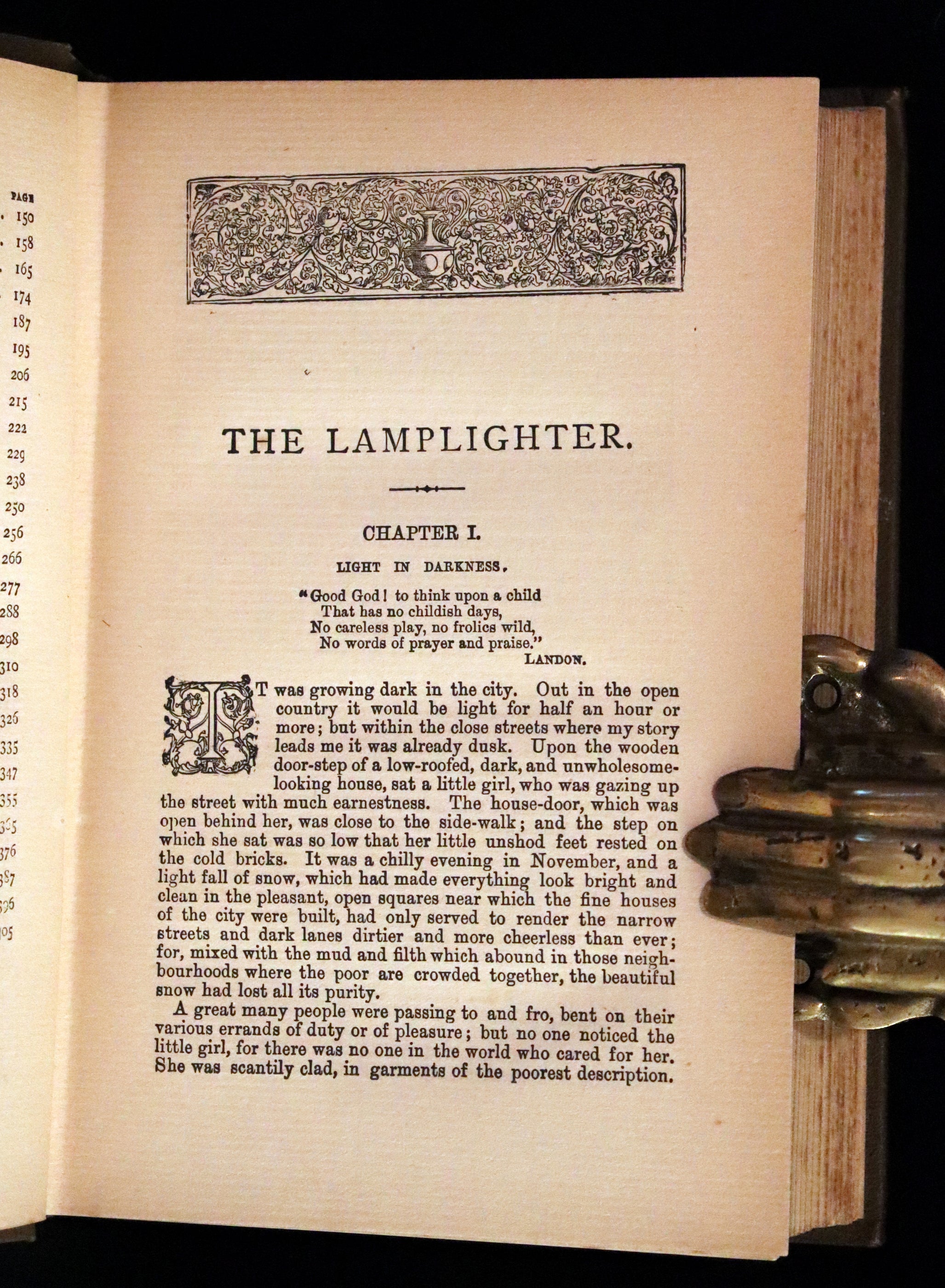 1860 Rare Victorian Book The LAMPLIGHTER by Maria Susanna Cummins