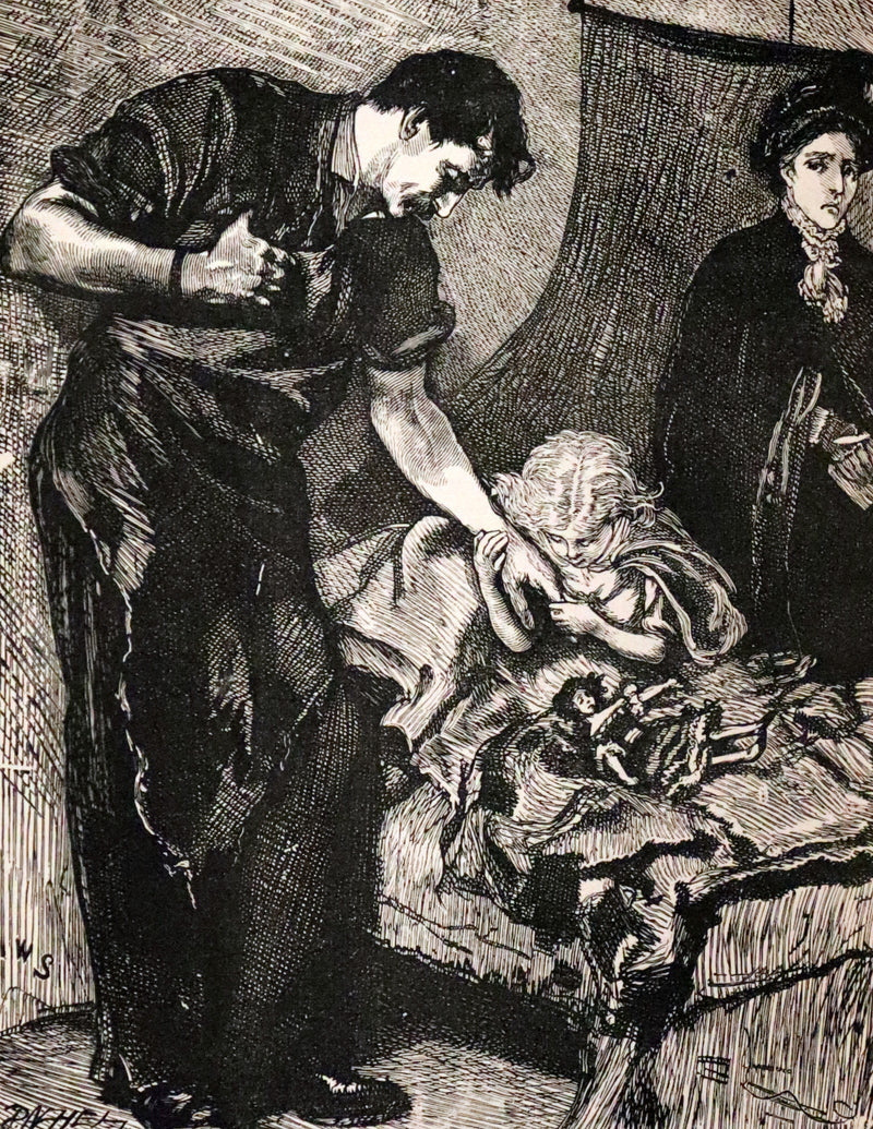 1860 Rare Victorian Book - The LAMPLIGHTER by Maria Susanna Cummins. Illustrated.