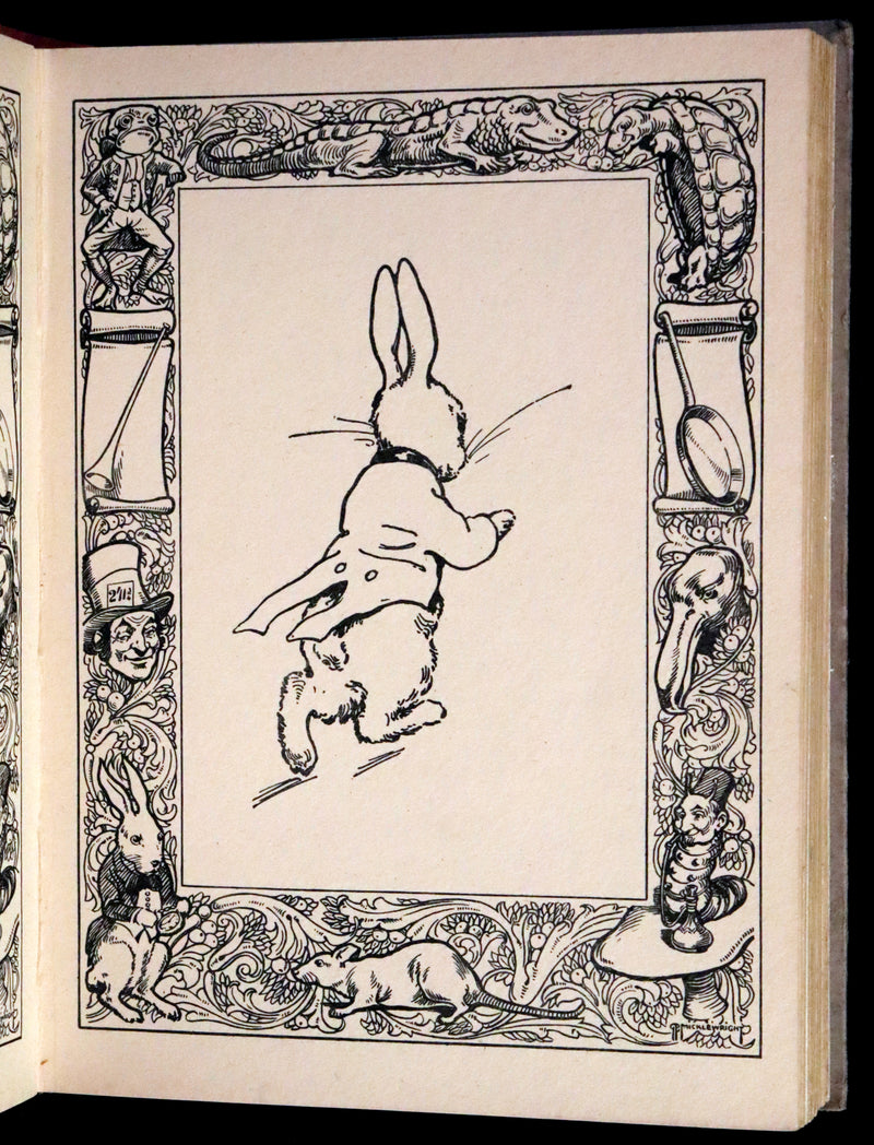 1930 Rare Book - Alice's Adventures in Wonderland Illustrated by Bessie Pease Gutmann.