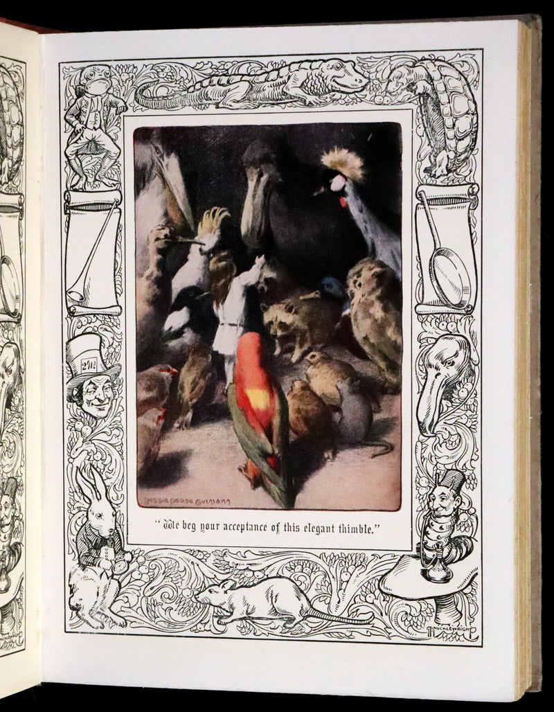 1930 Rare Book - Alice's Adventures in Wonderland Illustrated by Bessie Pease Gutmann.