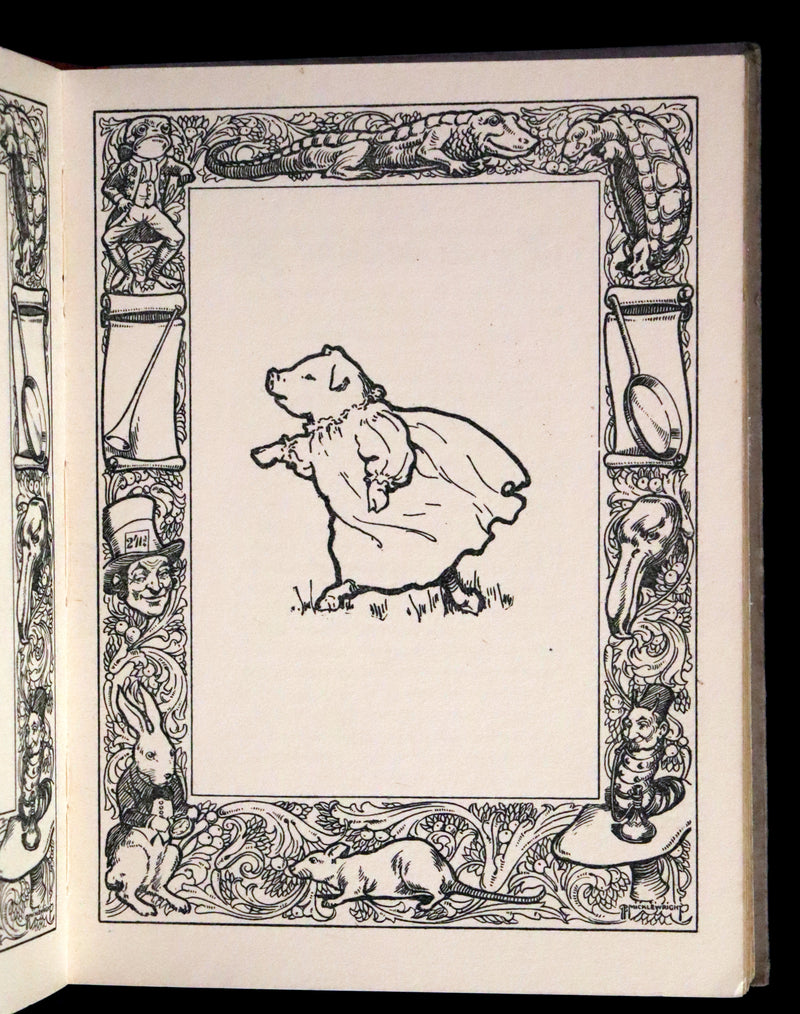 1930 Rare Book - Alice's Adventures in Wonderland Illustrated by Bessie Pease Gutmann.