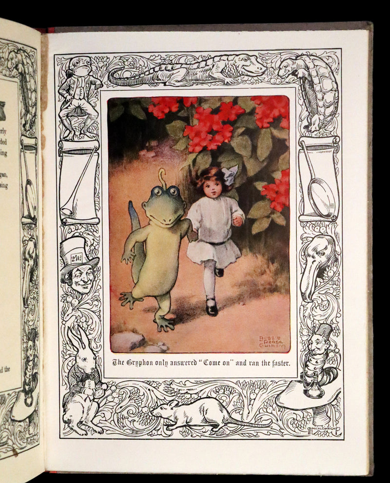 1930 Rare Book - Alice's Adventures in Wonderland Illustrated by Bessie Pease Gutmann.