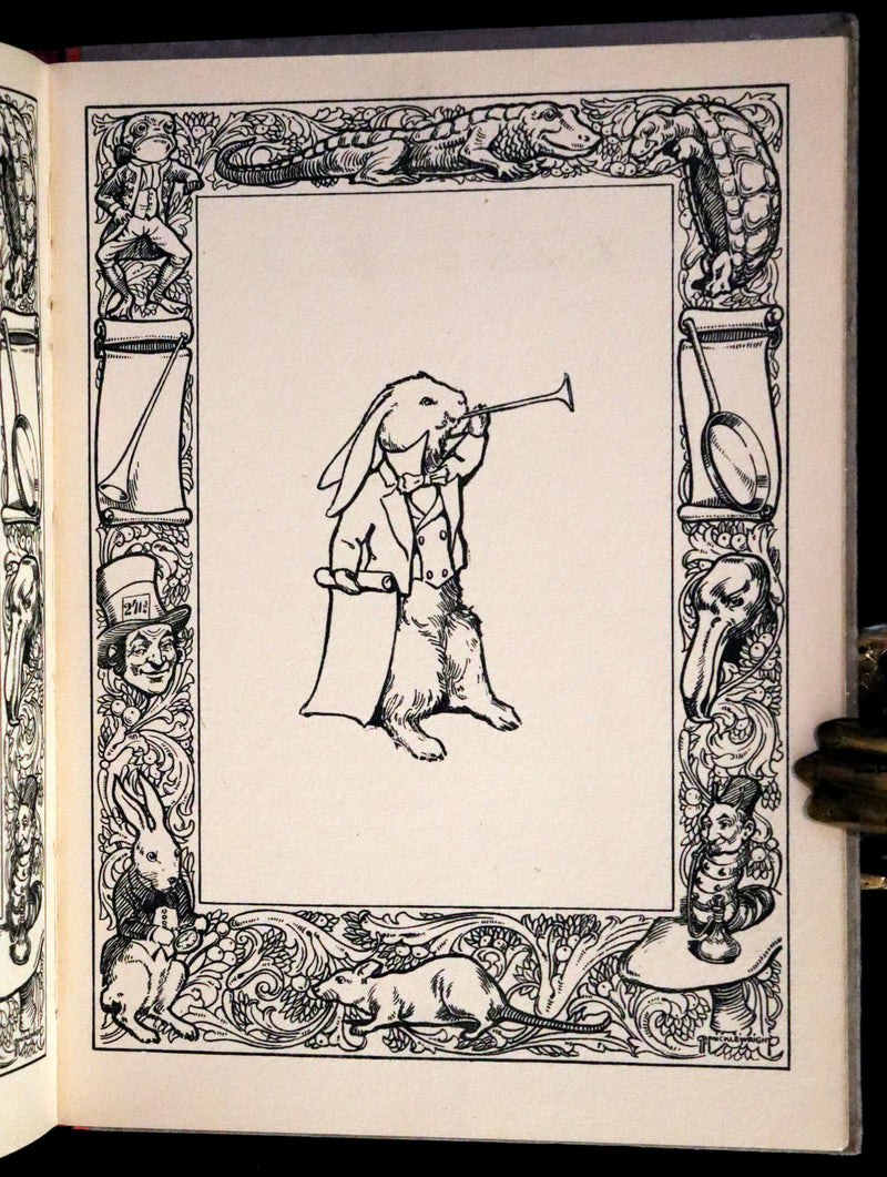 1930 Rare Book - Alice's Adventures in Wonderland Illustrated by Bessie Pease Gutmann.