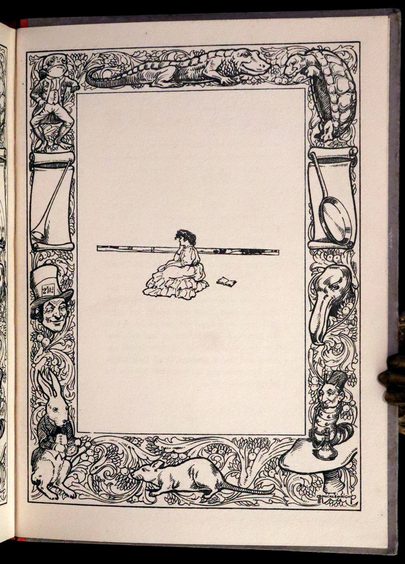 1930 Rare Book - Alice's Adventures in Wonderland Illustrated by Bessie Pease Gutmann.