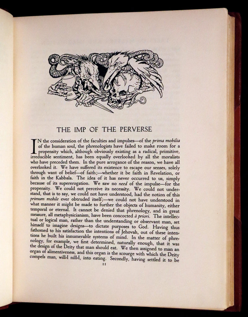 1935 Rare 1stED bound by Period Bindery - Edgar Allan Poe TALES OF MYSTERY AND IMAGINATION illustrated by Arthur RACKHAM.