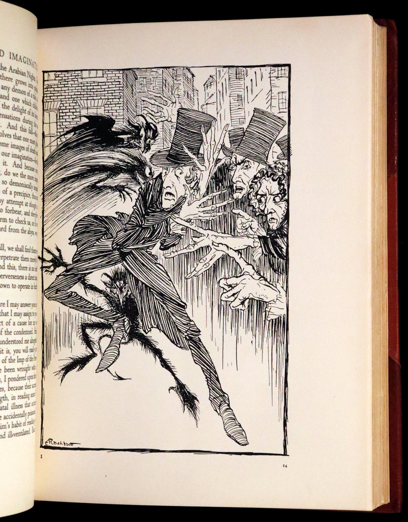 1935 Rare 1stED bound by Period Bindery - Edgar Allan Poe TALES OF MYSTERY AND IMAGINATION illustrated by Arthur RACKHAM.
