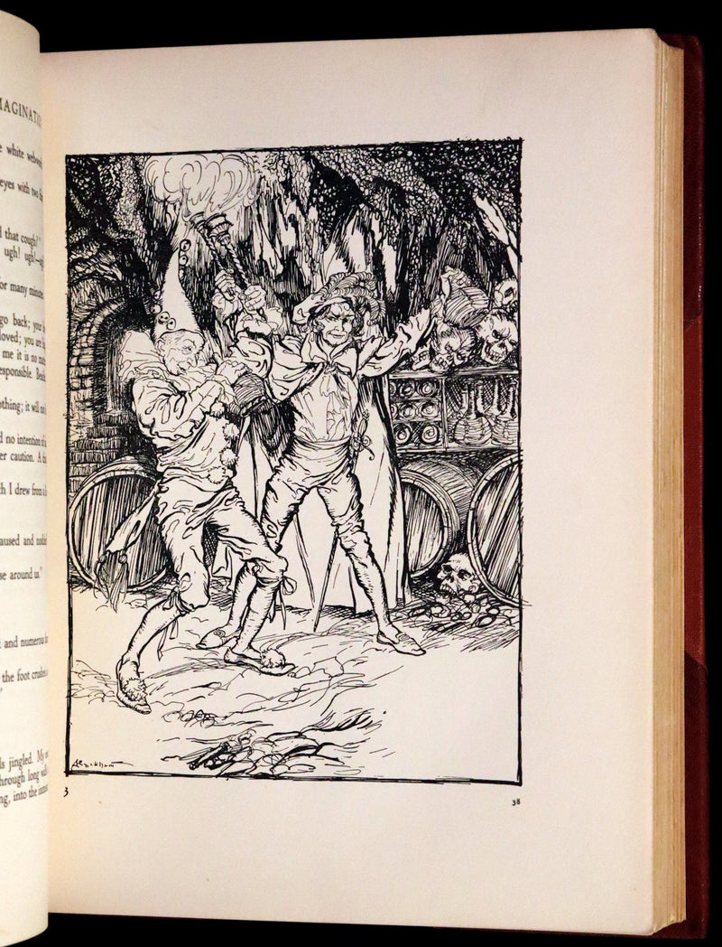 1935 Rare 1stED bound by Period Bindery - Edgar Allan Poe TALES OF MYSTERY AND IMAGINATION illustrated by Arthur RACKHAM.