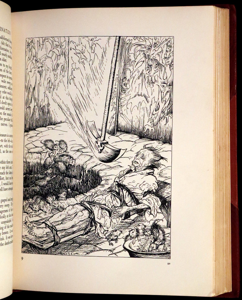 1935 Rare 1stED bound by Period Bindery - Edgar Allan Poe TALES OF MYSTERY AND IMAGINATION illustrated by Arthur RACKHAM.