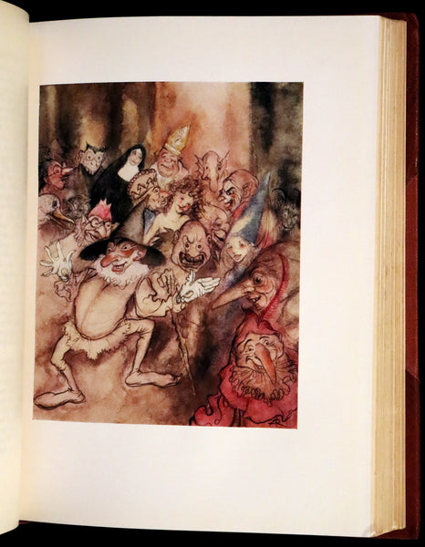 1935 Rare 1stED bound by Period Bindery - Edgar Allan Poe TALES OF MYSTERY AND IMAGINATION illustrated by Arthur RACKHAM.