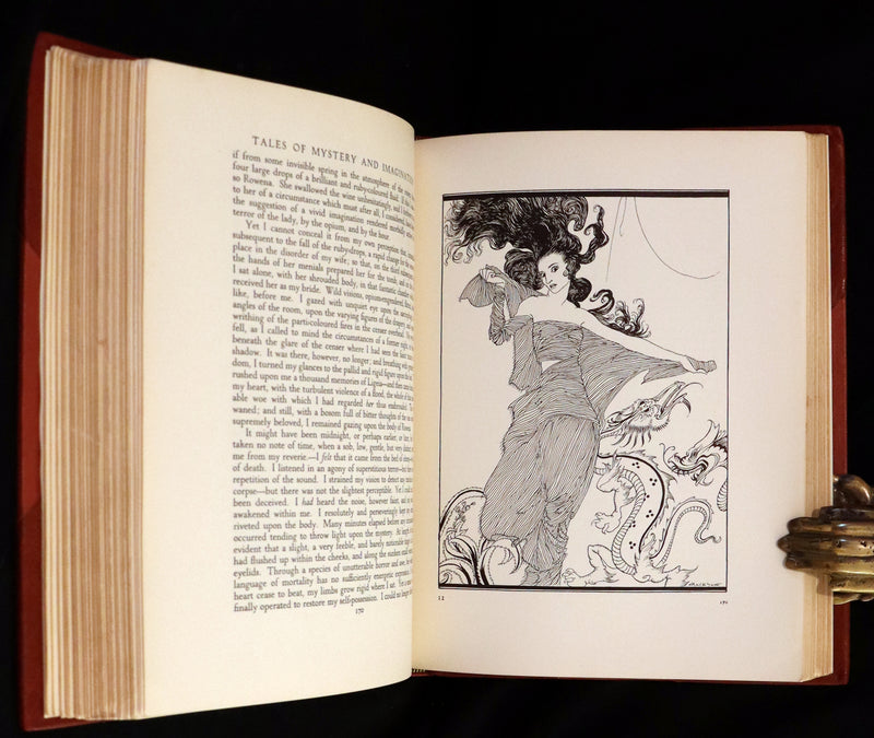 1935 Rare 1stED bound by Period Bindery - Edgar Allan Poe TALES OF MYSTERY AND IMAGINATION illustrated by Arthur RACKHAM.