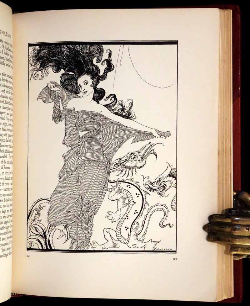 1935 Rare 1stED bound by Period Bindery - Edgar Allan Poe TALES OF MYSTERY AND IMAGINATION illustrated by Arthur RACKHAM.