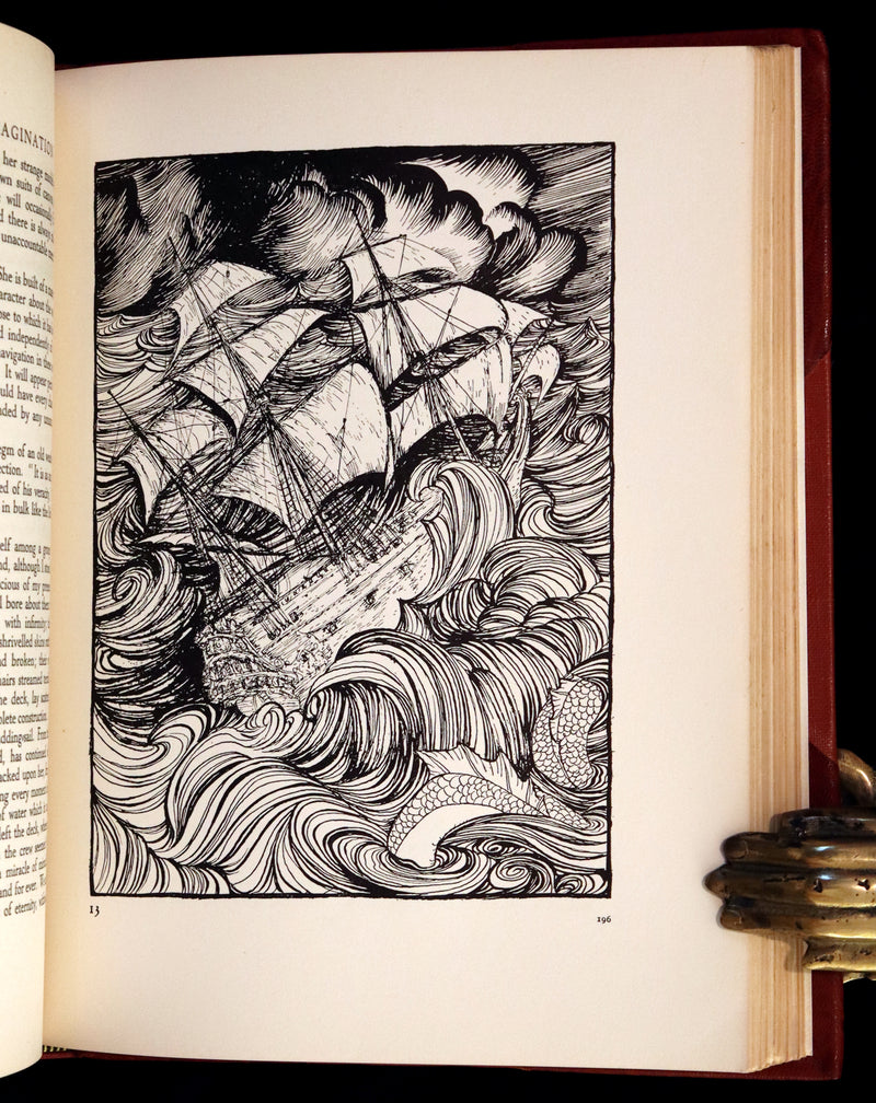 1935 Rare 1stED bound by Period Bindery - Edgar Allan Poe TALES OF MYSTERY AND IMAGINATION illustrated by Arthur RACKHAM.