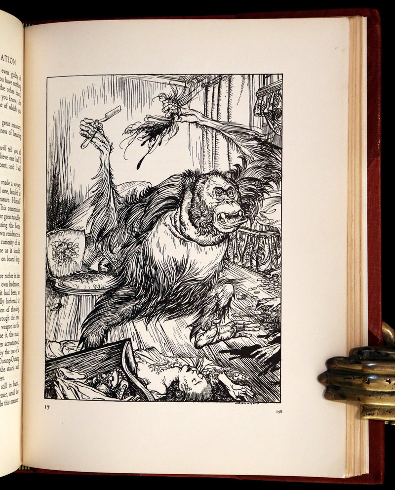 1935 Rare 1stED bound by Period Bindery - Edgar Allan Poe TALES OF MYSTERY AND IMAGINATION illustrated by Arthur RACKHAM.