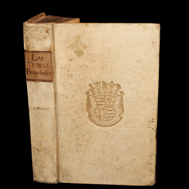 1689 Scarce French Book - NOSTRADAMUS, Les Vrayes Centuries et Propheties published by Volcker.