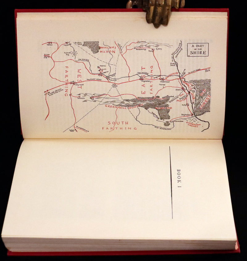 1966 Second edition, first printing - The Lord of The Rings: The Fellowship of the Ring, The Two Towers, The Return of the King.