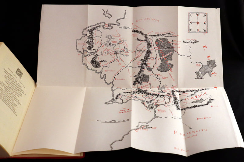 1966 Second edition, first printing - The Lord of The Rings: The Fellowship of the Ring, The Two Towers, The Return of the King.