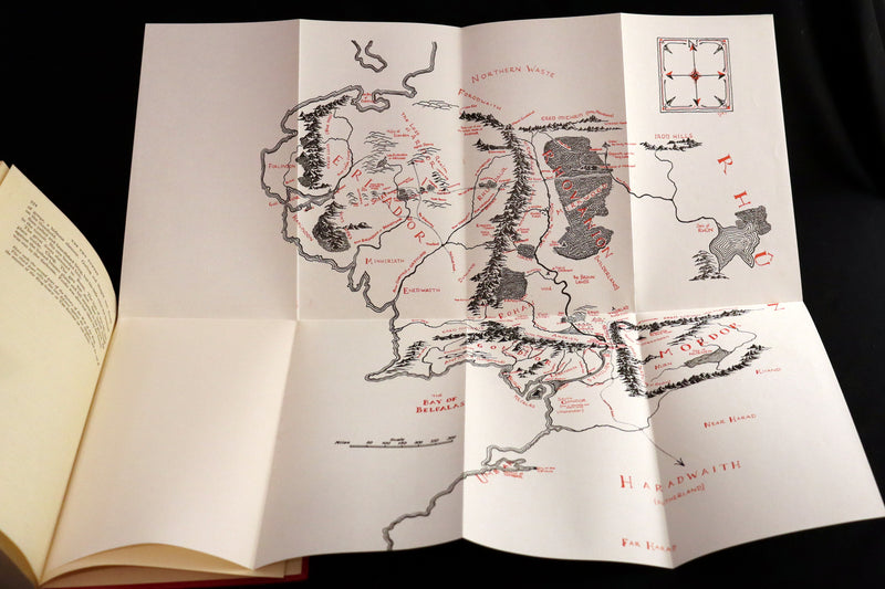 1966 Second edition, first printing - The Lord of The Rings: The Fellowship of the Ring, The Two Towers, The Return of the King.