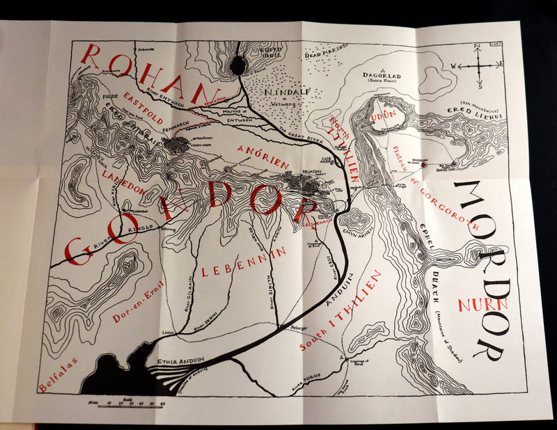 1966 Second edition, first printing - The Lord of The Rings: The Fellowship of the Ring, The Two Towers, The Return of the King.