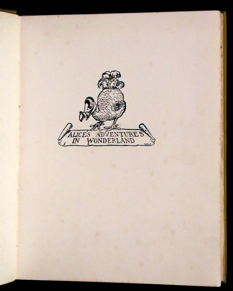 1930 Rare First Edition Illustrated by William Henry Walker - Alice's Adventures in Wonderland.