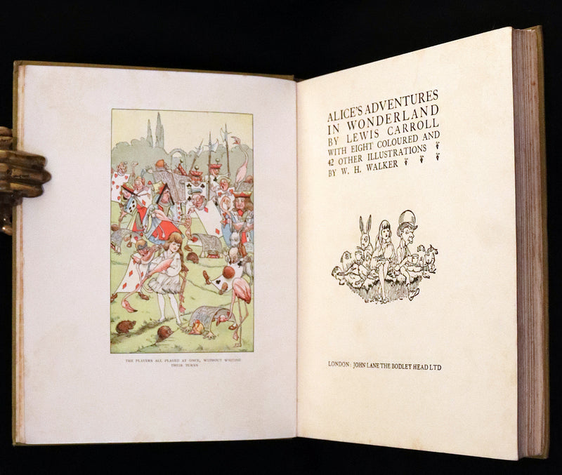 1930 Rare First Edition Illustrated by William Henry Walker - Alice's Adventures in Wonderland.