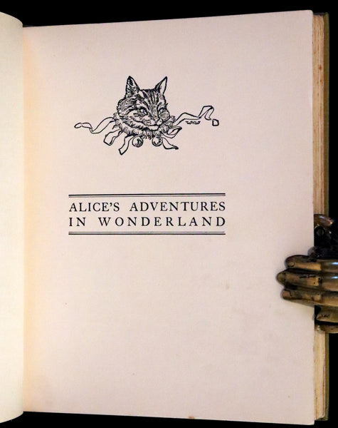 1930 Rare First Edition Illustrated by William Henry Walker - Alice's Adventures in Wonderland.