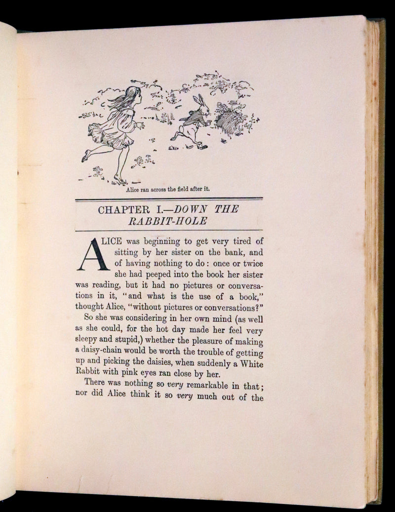 1930 Rare First Edition Illustrated by William Henry Walker - Alice's Adventures in Wonderland.