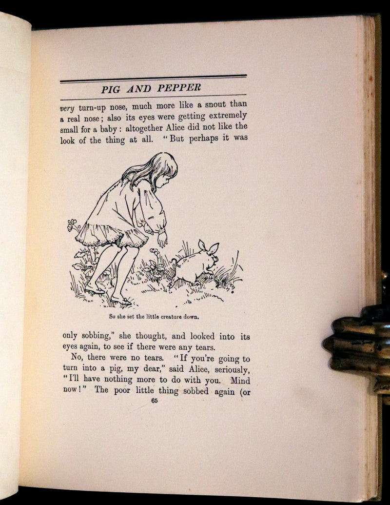 1930 Rare First Edition Illustrated by William Henry Walker - Alice's Adventures in Wonderland.